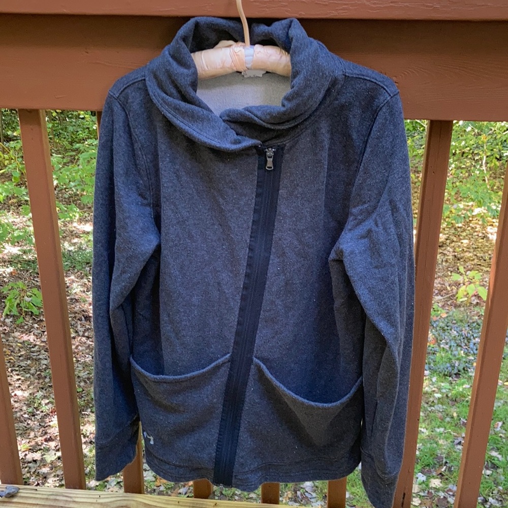 Under Armor grey zippered jacket